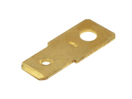 Nýtovací konektor 6,3mm - rovný
