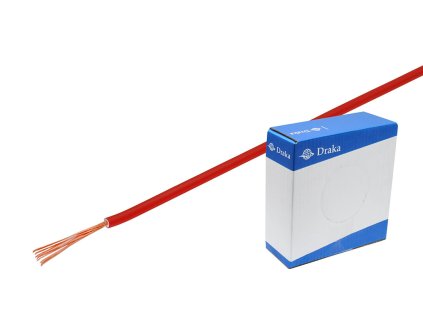 Kabel CYA 0,75mm2 červený