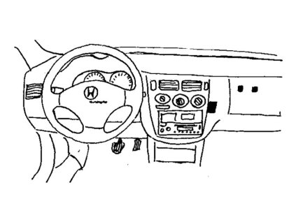 Konzole pro držák mobilního telefonu do Honda HR-V