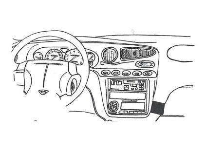 Konzole pro držák mobilního telefonu do Daewoo Leganza