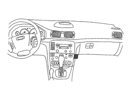 Konzole pro držák mobilního telefonu do Volvo S80