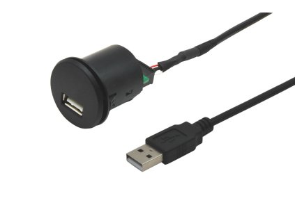 USB zásuvka s kabelem