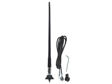 Univerzální anténa AM-FM - gumový prut / kabel 2,4 m