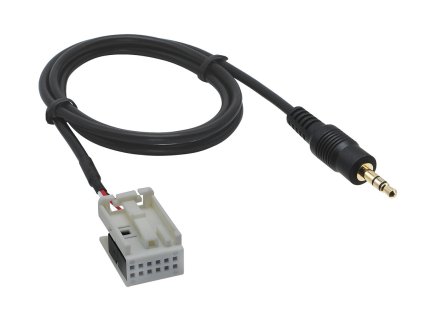 AUX vstup pro autorádia s MOST konektorem AUDI (06->) - Jack 3,5 mm / samec