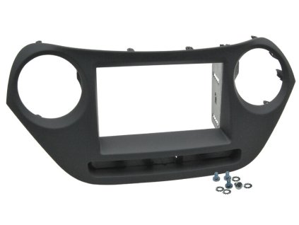 Rámeček autorádia 2DIN do Hyundai i10 - černý matný