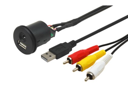 USB / JACK 4pól. prodlužovací kabel