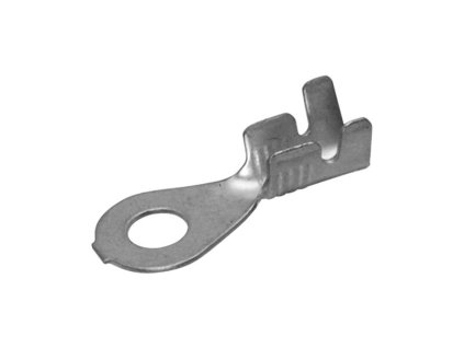 Kabelové oko Ø 4,2 / 8,7 mm z cínované mosazi, vodič 1-2,5 mm