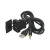 USB + JACK zásuvka s kabelem