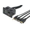 HDMI + 2x USB + JACK zásuvka s kabelem