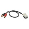 AUX vstup s RCA pro autorádia BMW 3 E90/E91/E92/E93