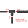 T spojka pro ohebné hadice - husí krky 15x14x15 mm