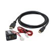 HDMI / USB nabíjecí zásuvka do vozidel Honda