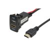 HDMI / USB nabíjecí zásuvka do vozidel Honda