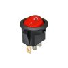 Kolébkový spínač - podsvícený - O / I = červeně svítí