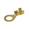 Kabelové oko Ø 10,2 / 16 mm z mosazi, vodič 3-6 mm