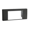 Rámeček autorádia 2DIN do BMW X5 e53 - černý