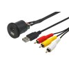 USB / JACK 4pól. prodlužovací kabel