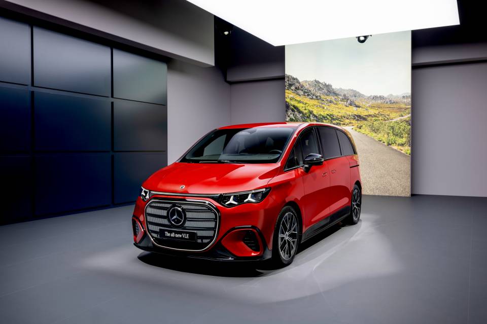 MERCEDES VLE - nové elektrické luxusní rodinné MPV