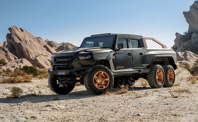 Rezvani Herkules 6x6 - nepřehlédnutelné monstrum na 6 kolech