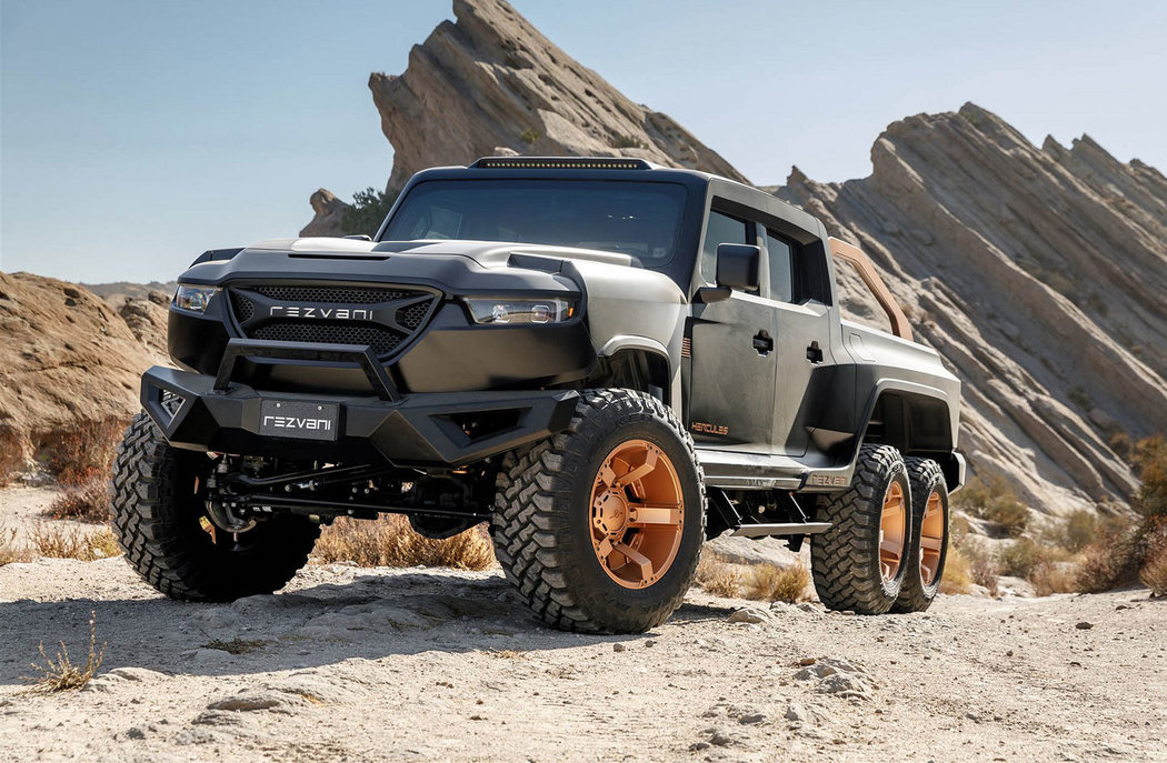 Rezvani 6x6 - novinka, monstrózní pick-up, předobjednávky online, autoibuy