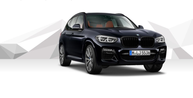 BMW X3 M40i xDrive - černá Carbon metalíza