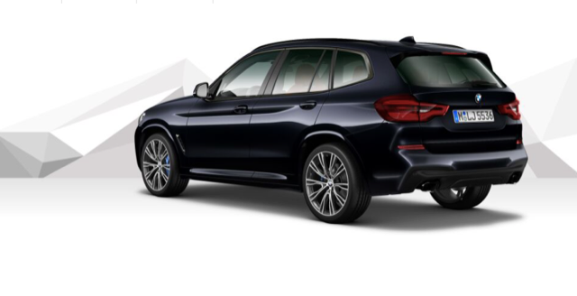 BMW X3 M40i xDrive - černá Carbon metalíza