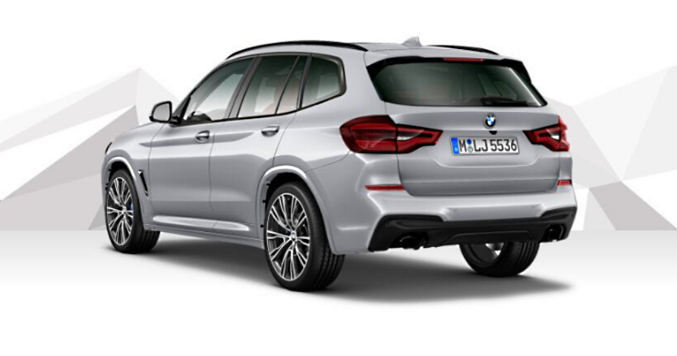 BMW X3 M40i xDrive - stříbrná "Glacier Silver" metalíza