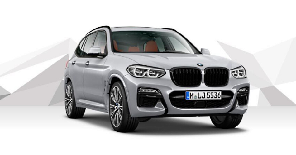 BMW X3 M40i xDrive - stříbrná "Glacier Silver" metalíza