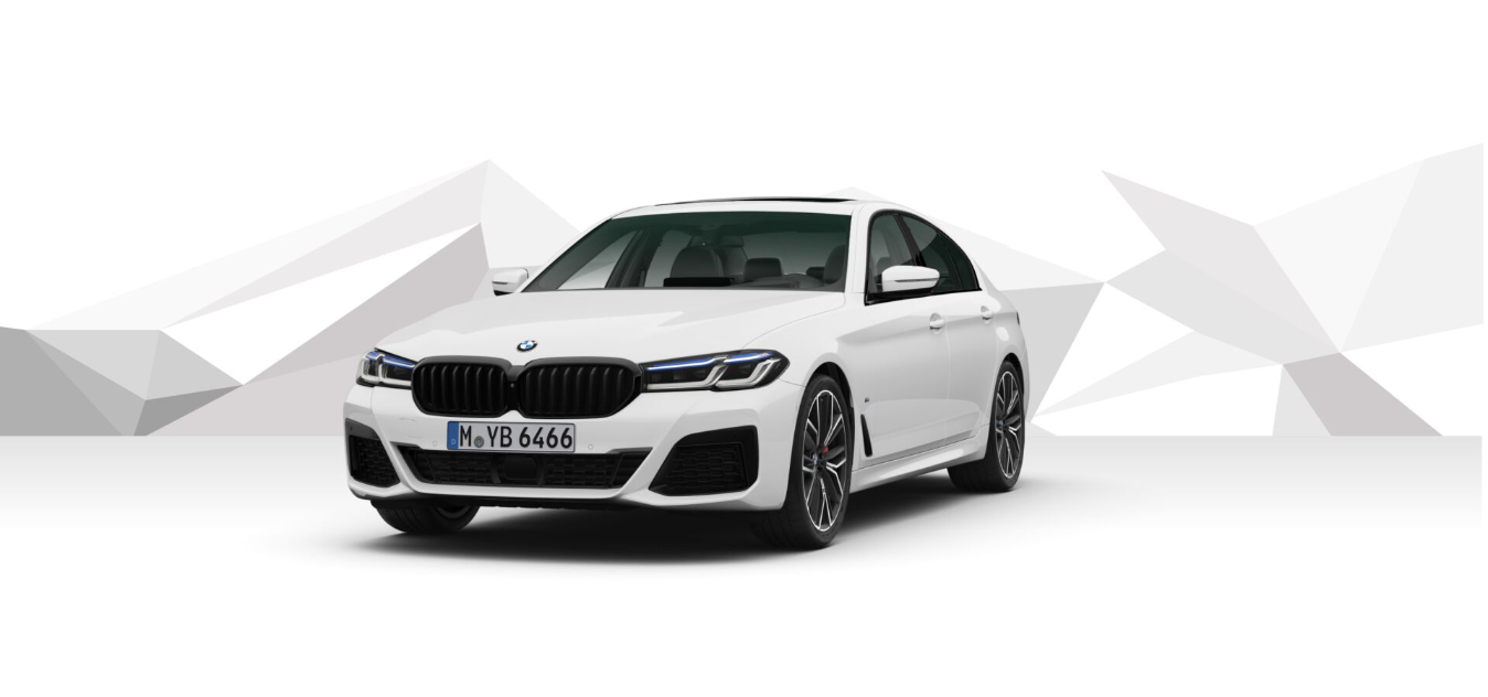 BMW 540d xDRIVE Mpaket - bílá Alpine - autoibuy.com