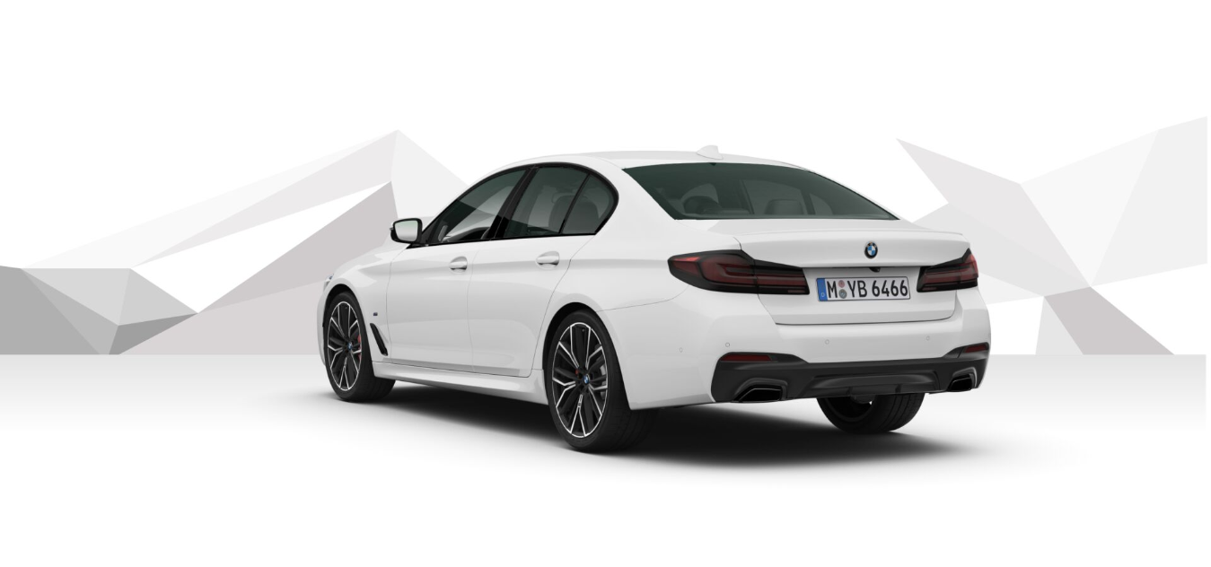 BMW 540d xDRIVE Mpaket - bílá Alpine - autoibuy.com