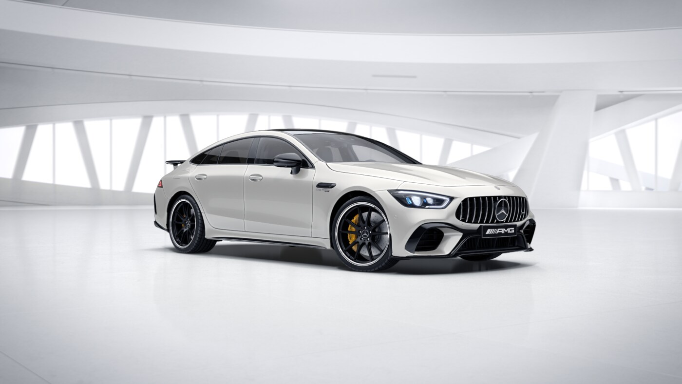 MERCEDES AMG GT 63 S 4MATIC+ 4-DOOR COUPÉ - bílá Diamond metalíza