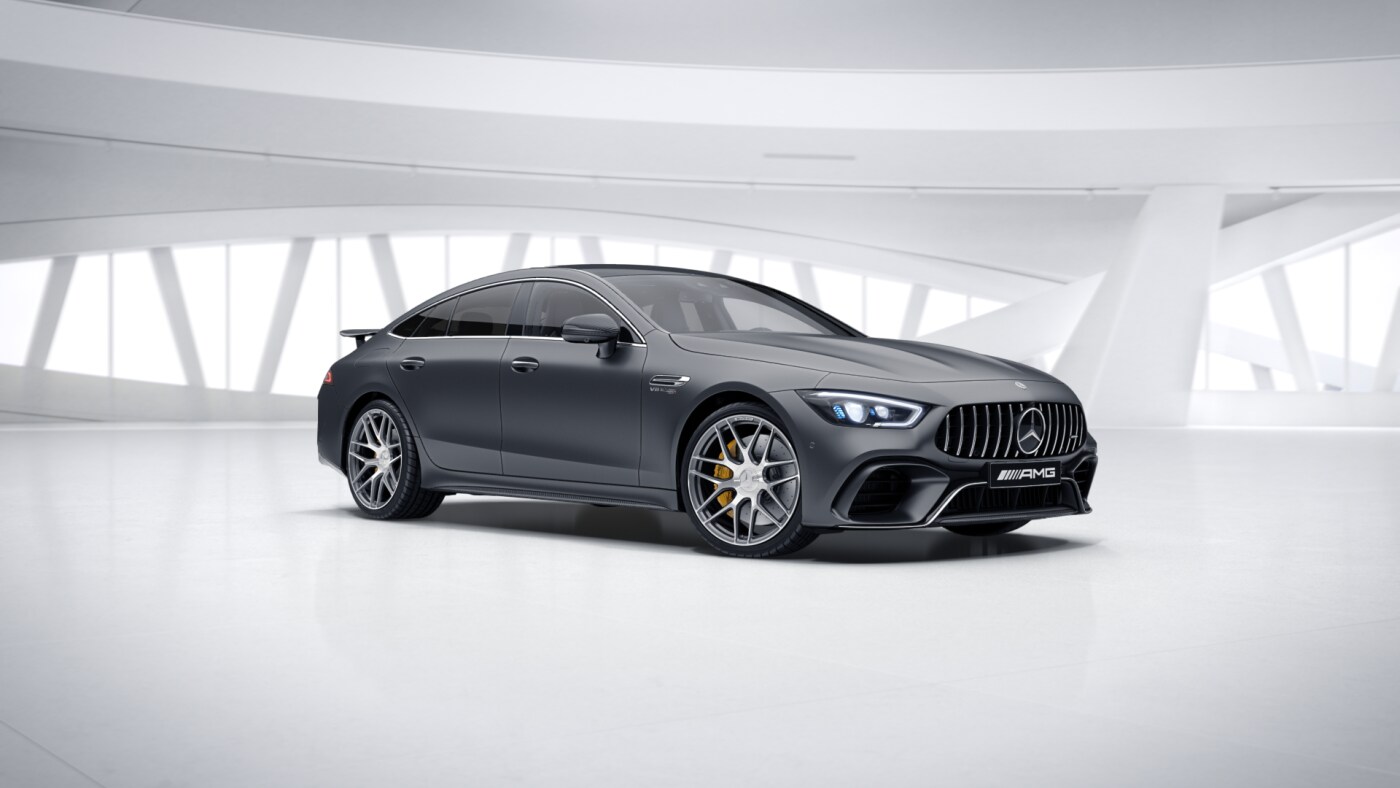 MERCEDES AMG GT 63 S 4MATIC+ 4-DOOR COUPÉ - šedá selenite metalíza