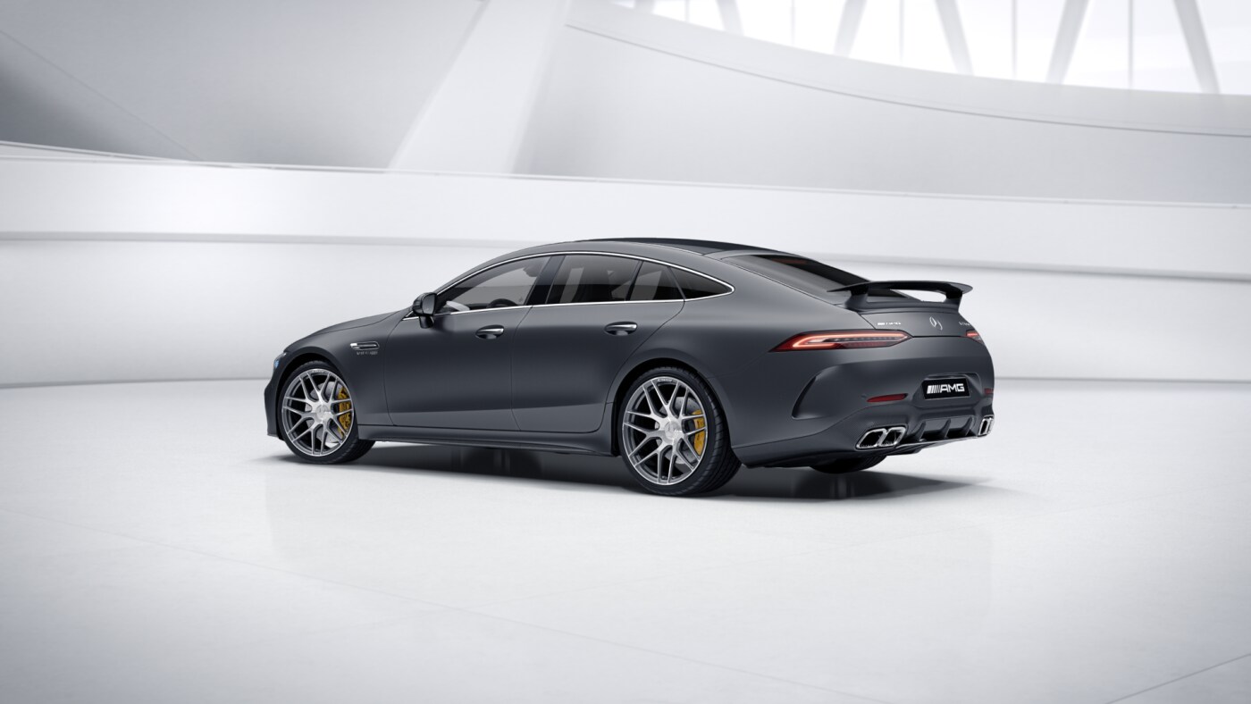 MERCEDES AMG GT 63 S 4MATIC+ 4-DOOR COUPÉ - šedá selenite metalíza