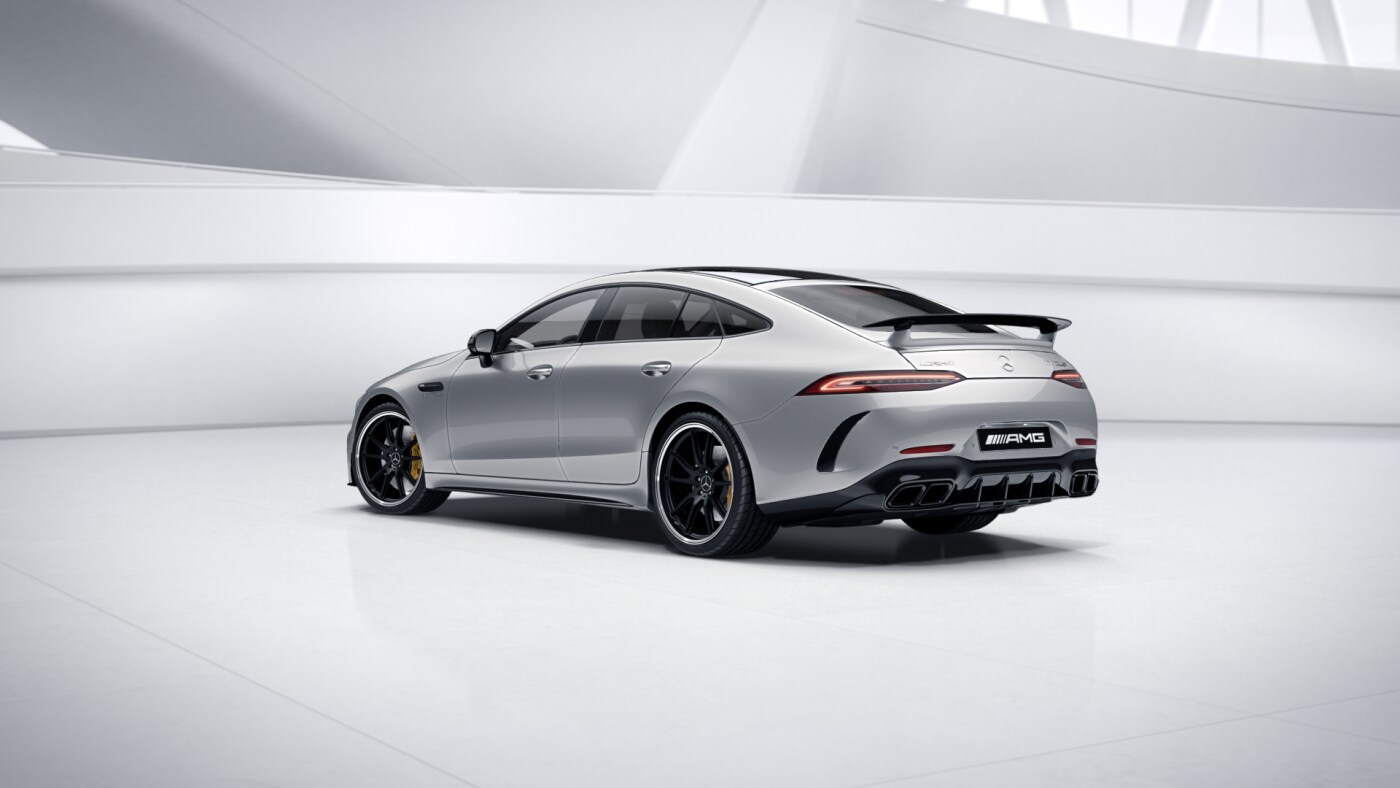 MERCEDES AMG GT 63 S 4MATIC+ 4-DOOR COUPÉ - stříbrná Iridium metalíza