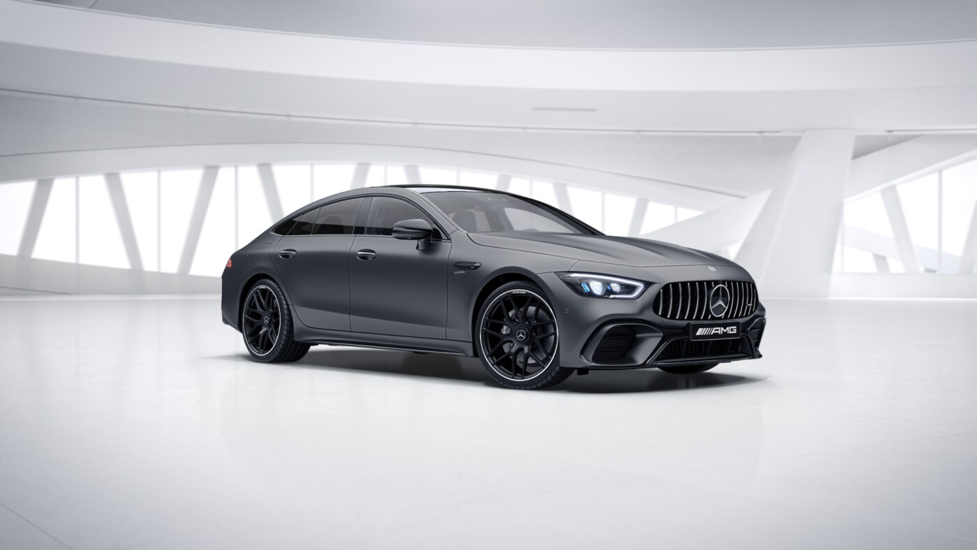 MERCEDES AMG GT 53 4MATIC+ 4-DOOR COUPÉ - šedá selenite metalíza