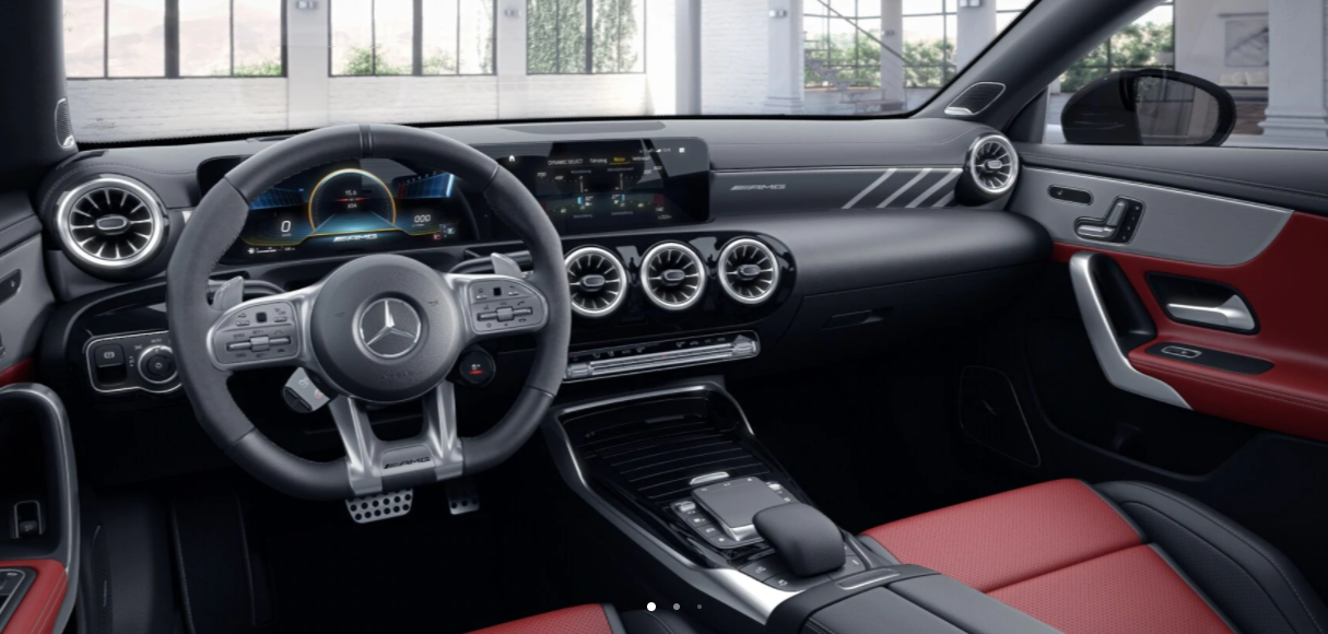 Mercedes CLA coupé 45 S AMG 4matic SpeedShift | nový supersportovní model AMG 421 koní | sport design modern 4-door coupé | max výbava | objednání online | super cena 1.719.000,- Kč bez DPH