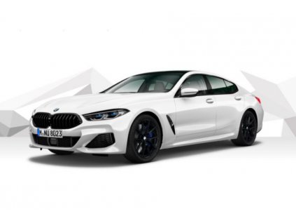 BMW 840d xDRIVE GRAN COUPÉ Mpaket - bílá metalíza mineral