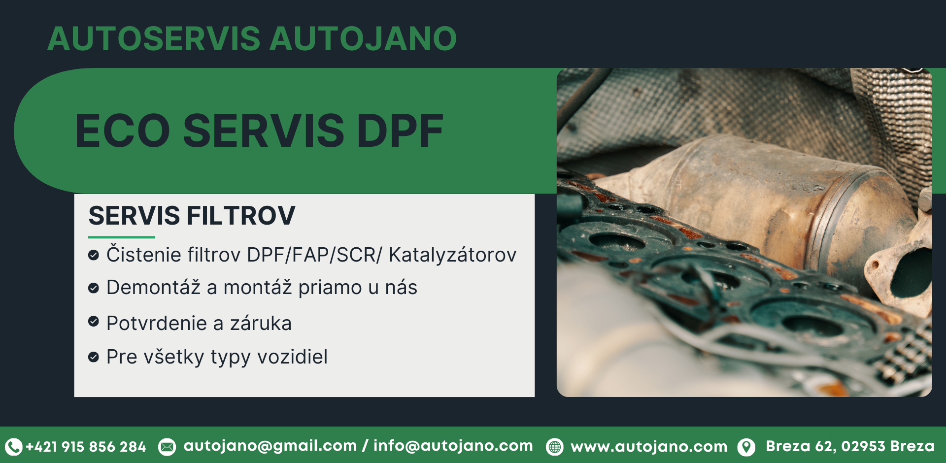 servis Dpf filtrov