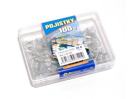 84927 pojistky nozove mini 25 amp 100 ks