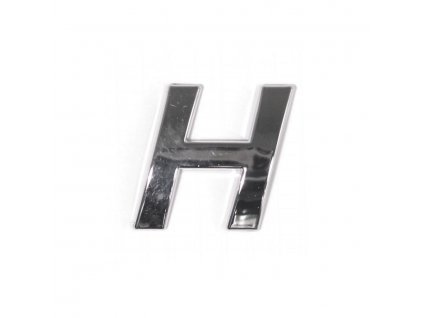 85293 znak h samolepici plastic
