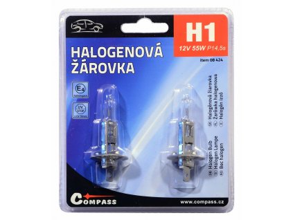 61676 3 zarovka 12v h1 55w p14 5s blister 2ks