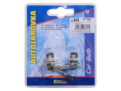 84975 zarovka 12v h3 100w pk22s blister 2ks