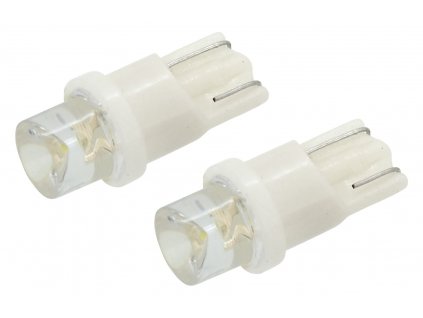 73553 2 zarovka 1led 12v t10 bila 2ks