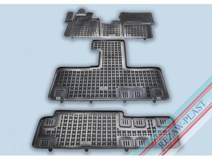 Gumové koberce Citroen Spacetourer 2016- se zvýšeným okrajem