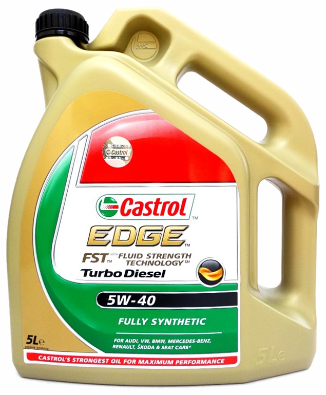 Olej motorový Castrol EDGE Turbo Diesel 5W-40 5L