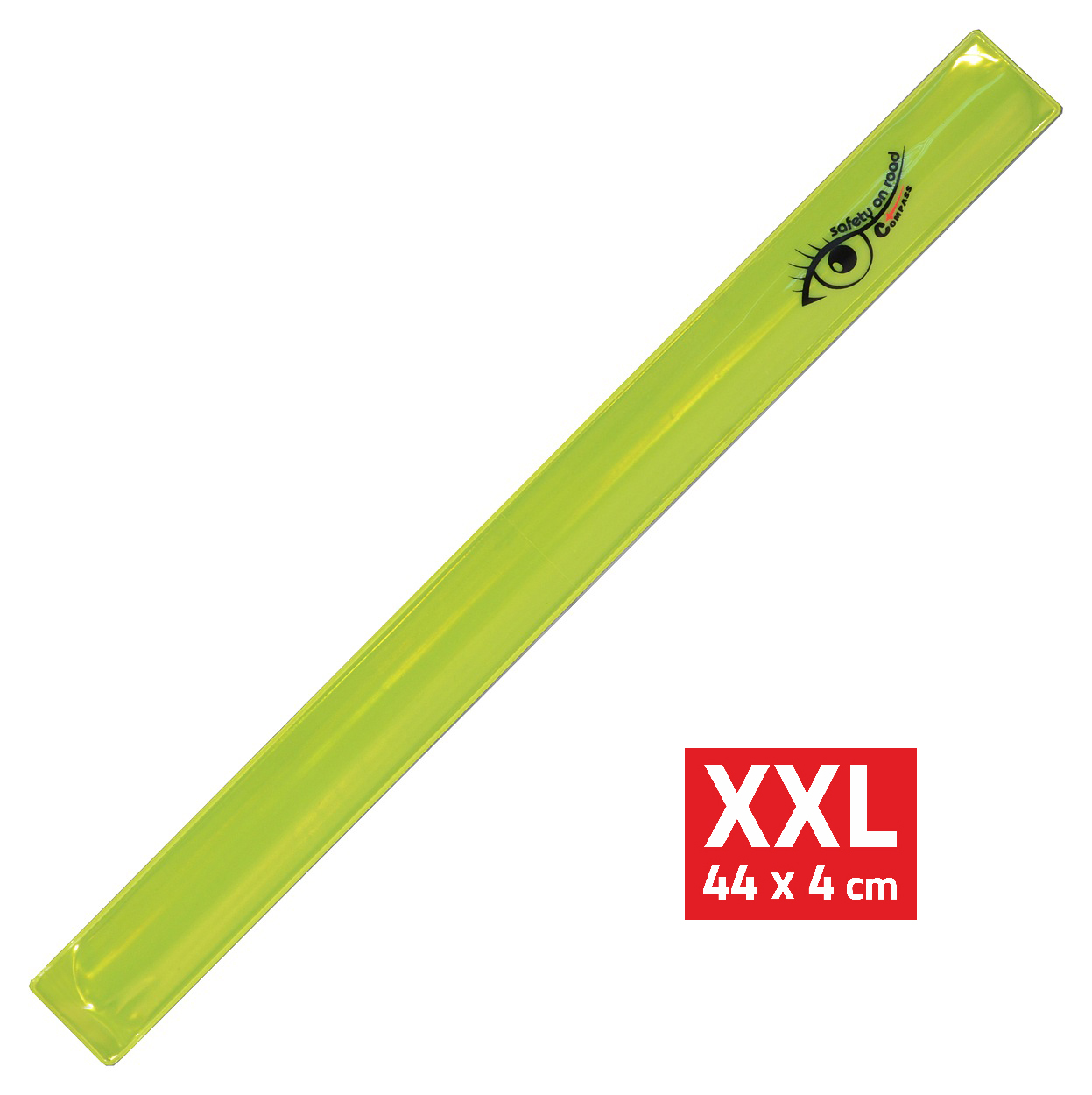 Compass Pásek reflexní ROLLER XXL 4x44cm S.O.R. žlutý