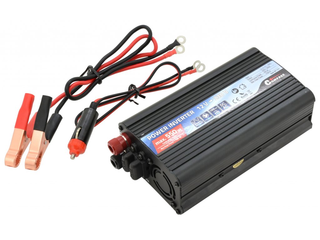 Compass Trafo 12/230V 550W + USB