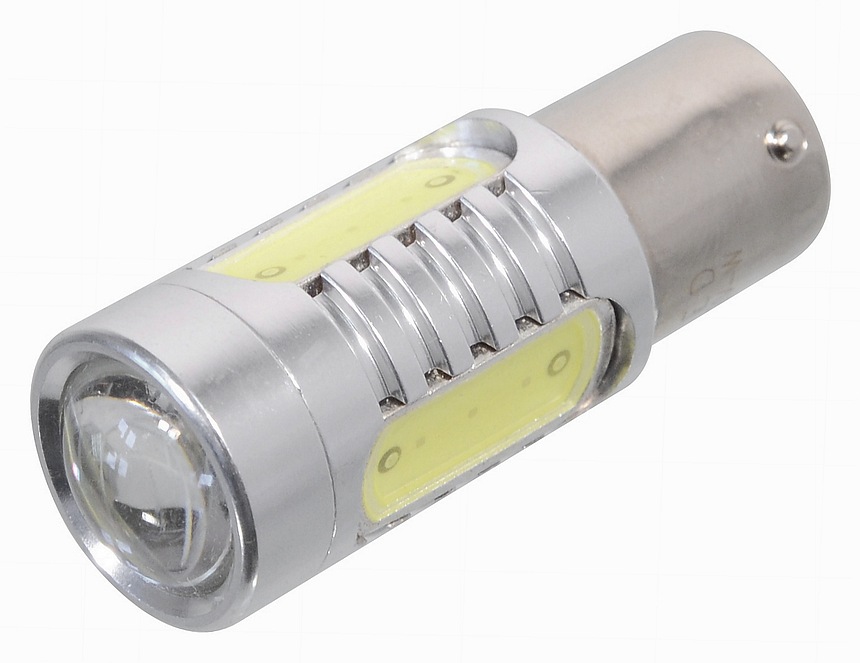 Compass Žárovka 4 SMD LED 12V Ba15S s rezistorem CAN-BUS ready bílá