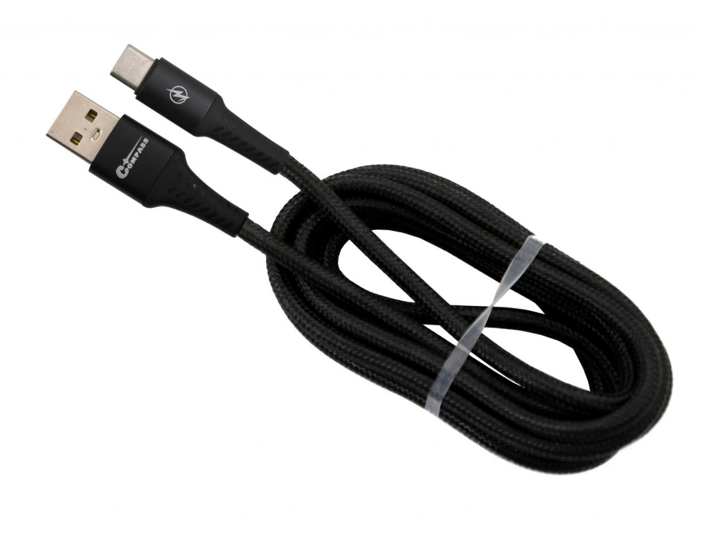 Compass Datový a nabíjecí kabel SPEED USB-A / USB-C 480 Mb/s 1,5m