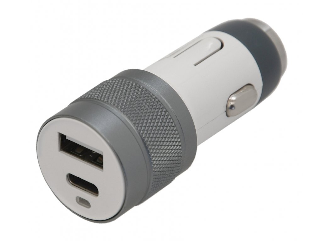 Compass Zástrčka HAMMER 12-24V USB-A / USB-C 3,1A